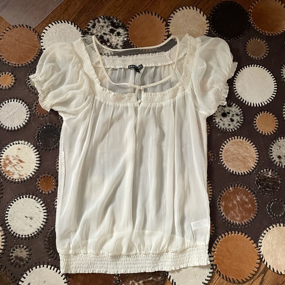 Nwot Express peasant blouse